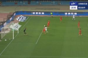 九游游戏中心-首胜要来了？金永浩头球冲顶破门，海牛1-0客场领先河南